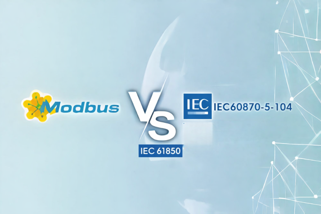 مقایسه پروتکلهای صنعتی در اتوماسیون برق: Modbus، IEC 60870-5-104 و IEC 61850 مقایسه پروتکلهای صنعتی در اتوماسیون برق: Modbus، IEC 60870-5-104 و IEC 61850